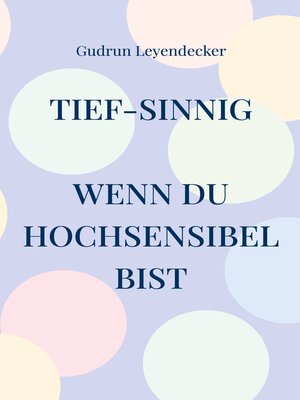 cover image of Tief-sinnig